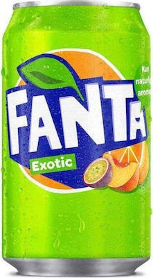 Fanta Κουτί Αναψυκτικό Exotic Fruits με Ανθρακικό 330ml